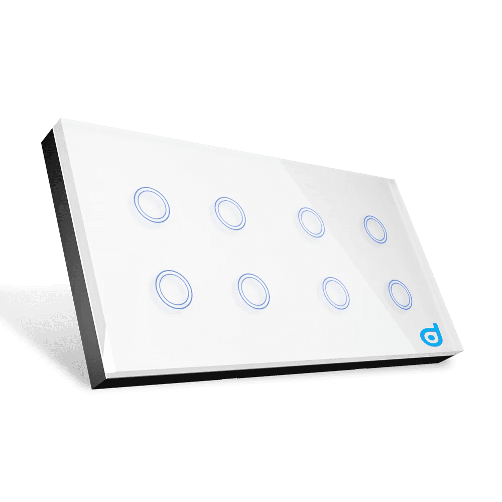 Modern touch panel switch with multiple buttons