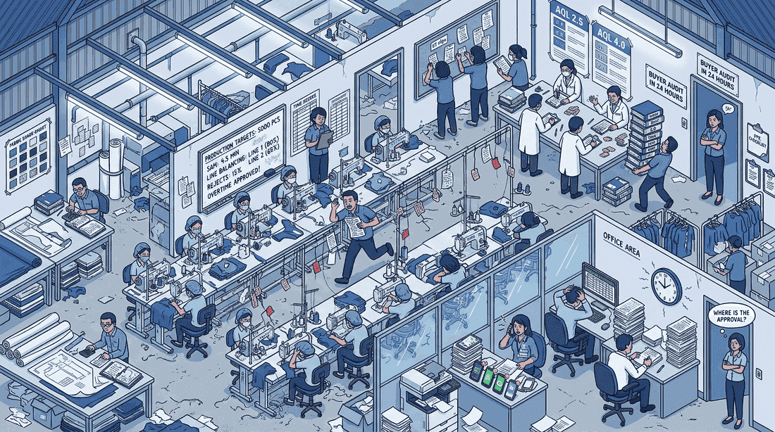 The chaos most factories live in